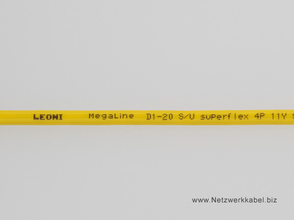 LEONI MegaLine D1-20 S/U superflex 4P 11Y