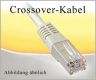 Crossover Kabel 0,5m - grau